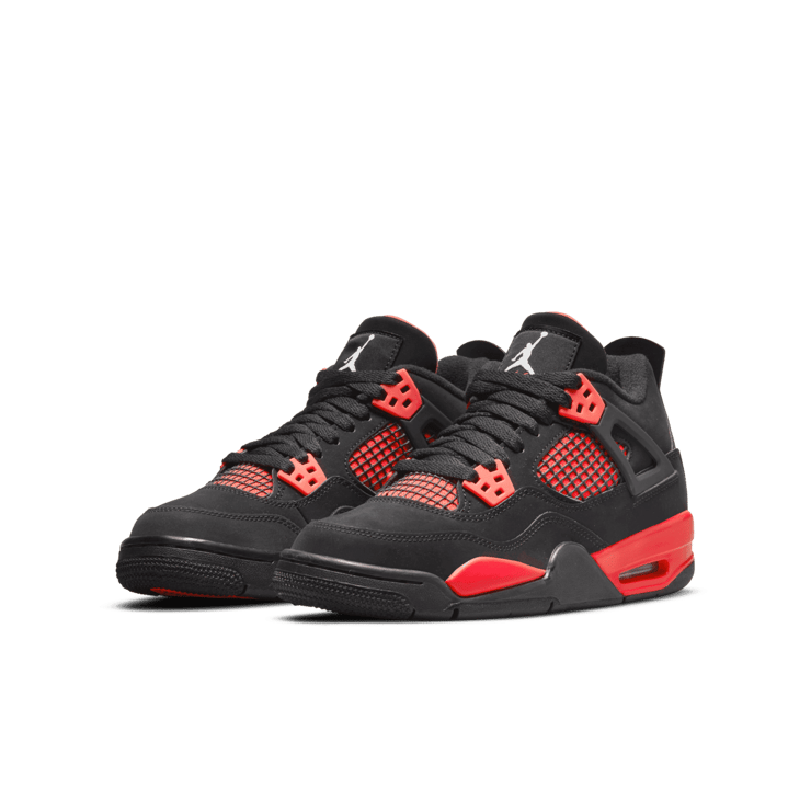 Air Jordan 4 Retro Red Thunder (GS) Angle 2