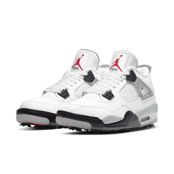 Air Jordan 4 Retro Golf White Cement Angle 2
