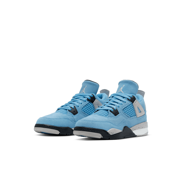 Air Jordan 4 Retro University Blue (PS) Angle 2