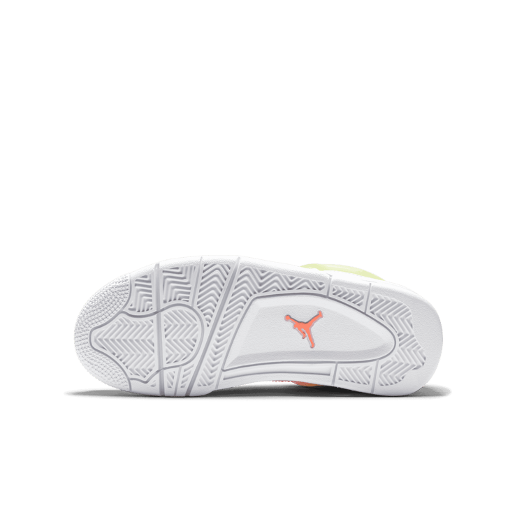Air Jordan 4 Retro White Lemon Pink (GS) Angle 0