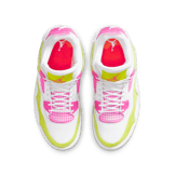 Air Jordan 4 Retro White Lemon Pink (GS) Angle 1