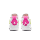 Air Jordan 4 Retro White Lemon Pink (GS) Angle 3