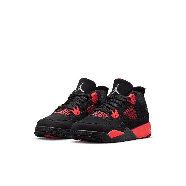 Air Jordan 4 Retro Red Thunder (PS) Angle 2