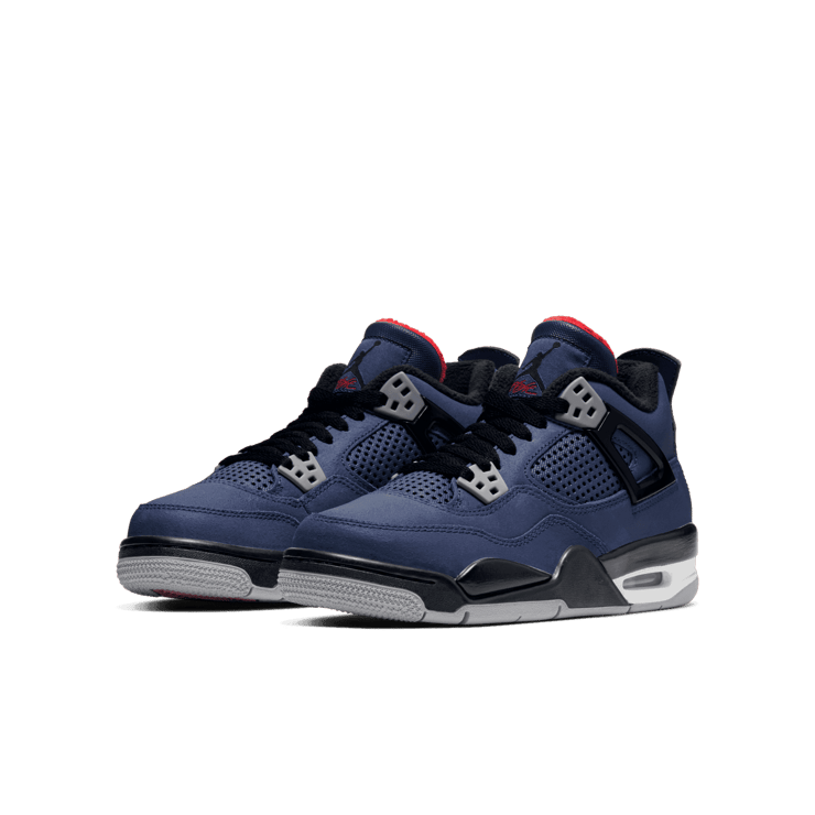 Air Jordan 4 Retro Winterized Loyal Blue (GS) Angle 2