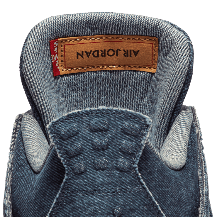 Air Jordan 4 Retro Levi's Denim (Tag with Levi's Logo) Angle 7