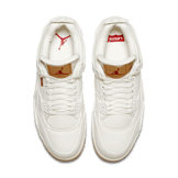 Air Jordan 4 Retro Levi's White (Levi's Tag) Angle 1