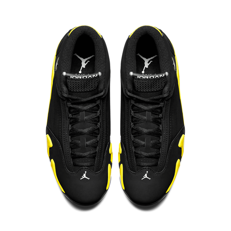 Air Jordan 14 Retro Thunder 487471 070 Raffles Where to Buy