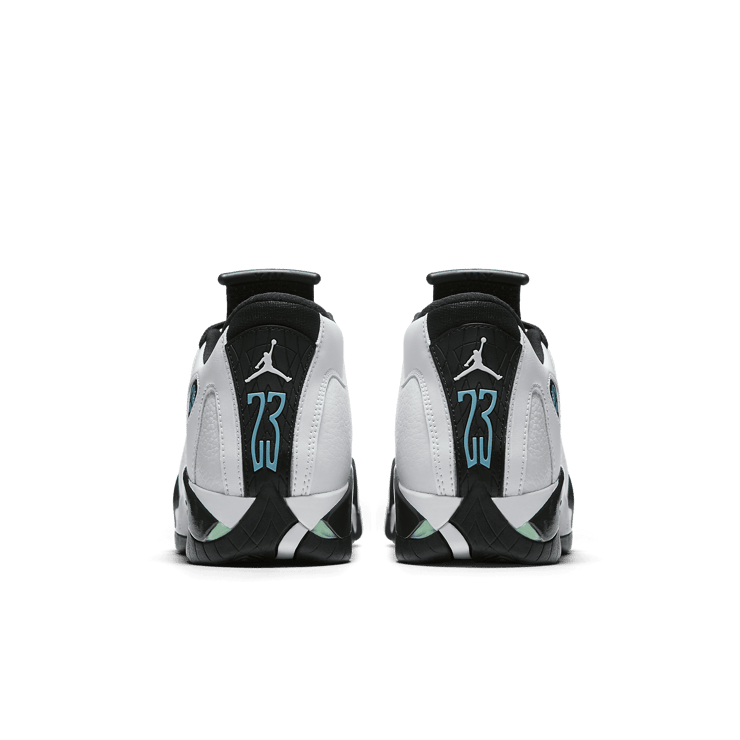 Air Jordan 14 Retro Oxidized Green (2016) (GS) Angle 3