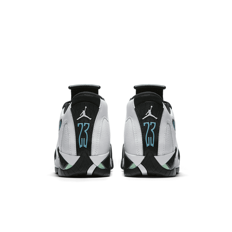 Air Jordan 14 Retro Oxidized Green (2016) (GS) Angle 3