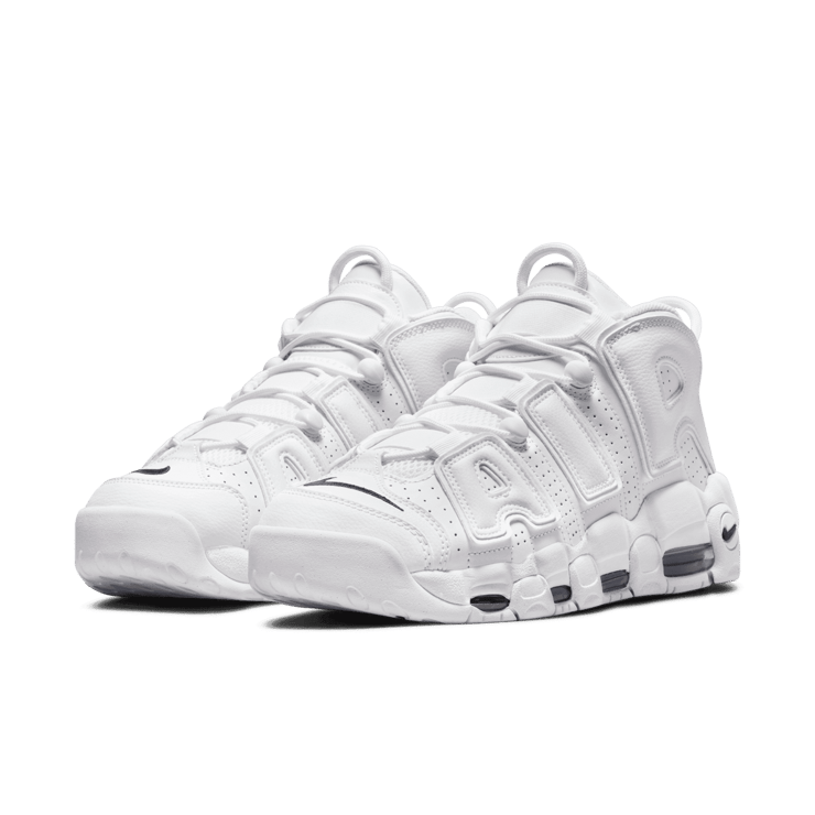 Nike Air More Uptempo '96 White Midnight Navy Angle 2