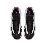 Air Jordan 14 Retro Fuchsia Flash Black Toe (GS) Angle 1