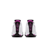 Air Jordan 14 Retro Fuchsia Flash Black Toe (GS) Angle 3