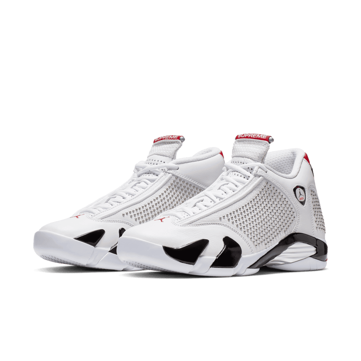 Air Jordan 14 Retro Supreme White BV7630-106 Raffles Where to Buy