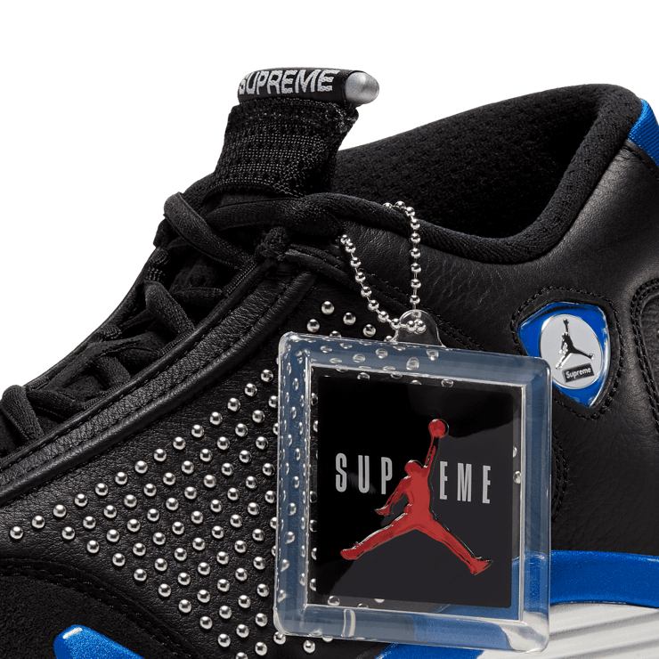 Air Jordan 14 Retro Supreme Black BV7630-004 Raffles Where to Buy