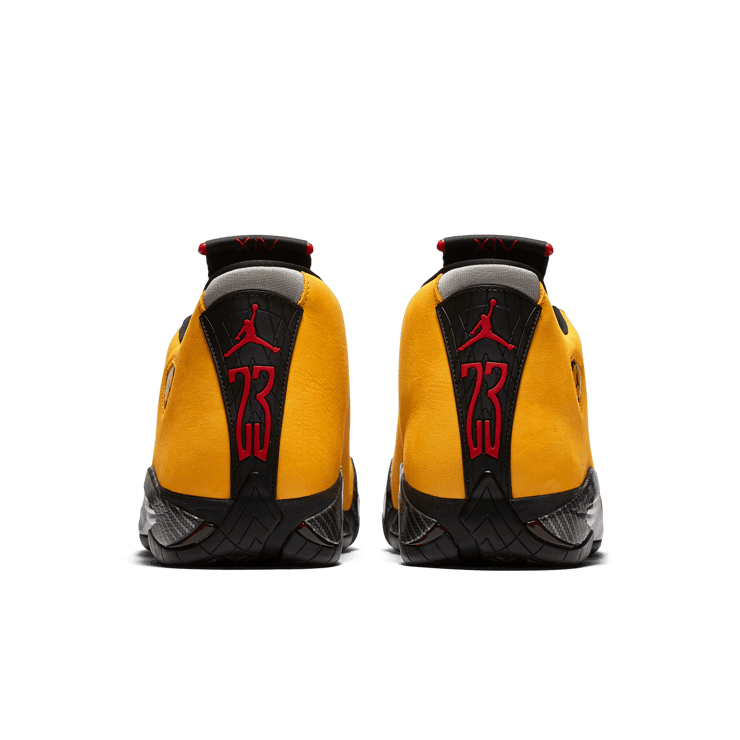 Black and gold jordans 14 online