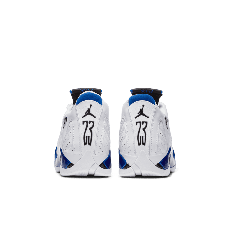 Air Jordan 14 Retro White Hyper Royal (GS) Angle 3