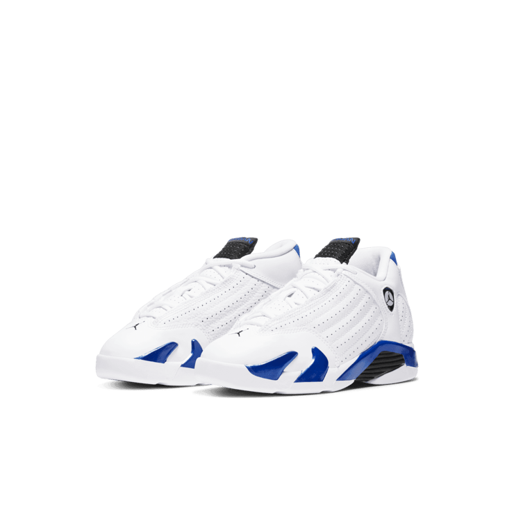 Air Jordan 14 Retro White Hyper Royal (PS) Angle 2