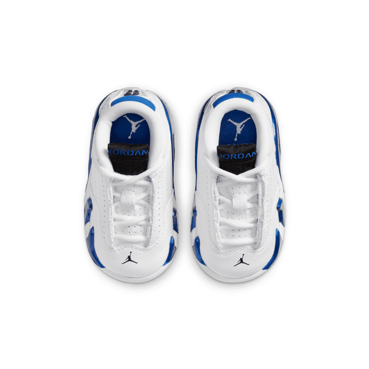 Air Jordan 14 Retro White Hyper Royal (TD) Angle 1