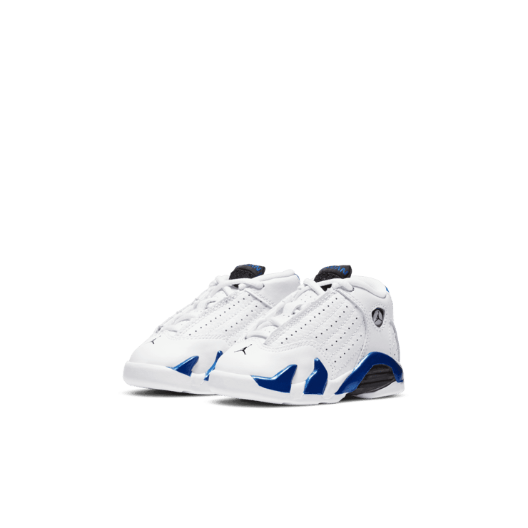 Air Jordan 14 Retro White Hyper Royal (TD) Angle 2