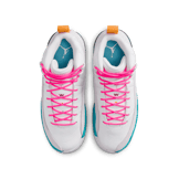 Air Jordan 12 Retro White Vapor Green (GS) Angle 1