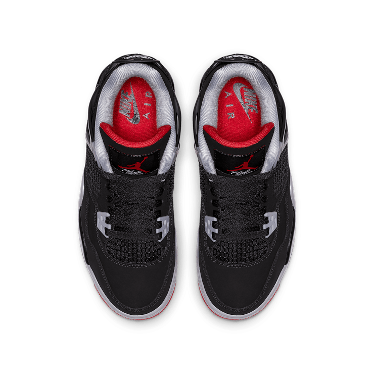 Air Jordan 4 Retro Bred (2019) (GS) Angle 1
