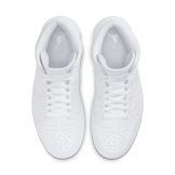 Jordan 1 Mid Triple White Angle 1