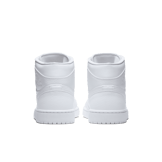 Jordan 1 Mid Triple White Angle 3