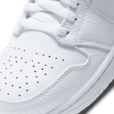 Jordan 1 Mid Triple White Angle 4