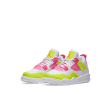 Air Jordan 4 Retro White Lemon Pink (PS) Angle 2