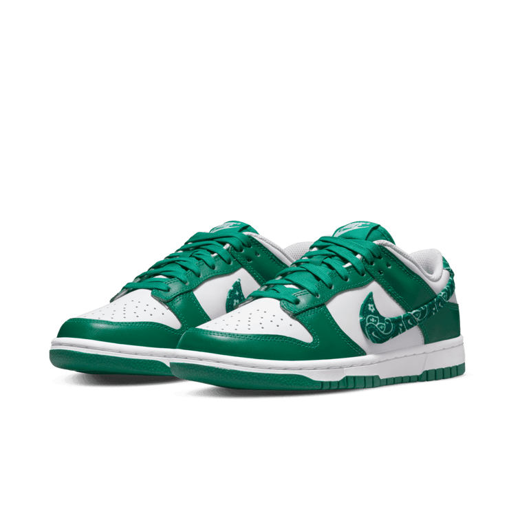 Nike Dunk Low Green Paisley (W) Angle 2