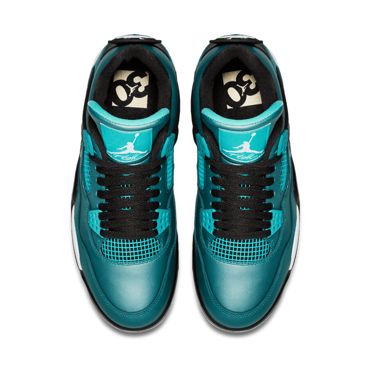 Air Jordan 4 Retro Teal Angle 1