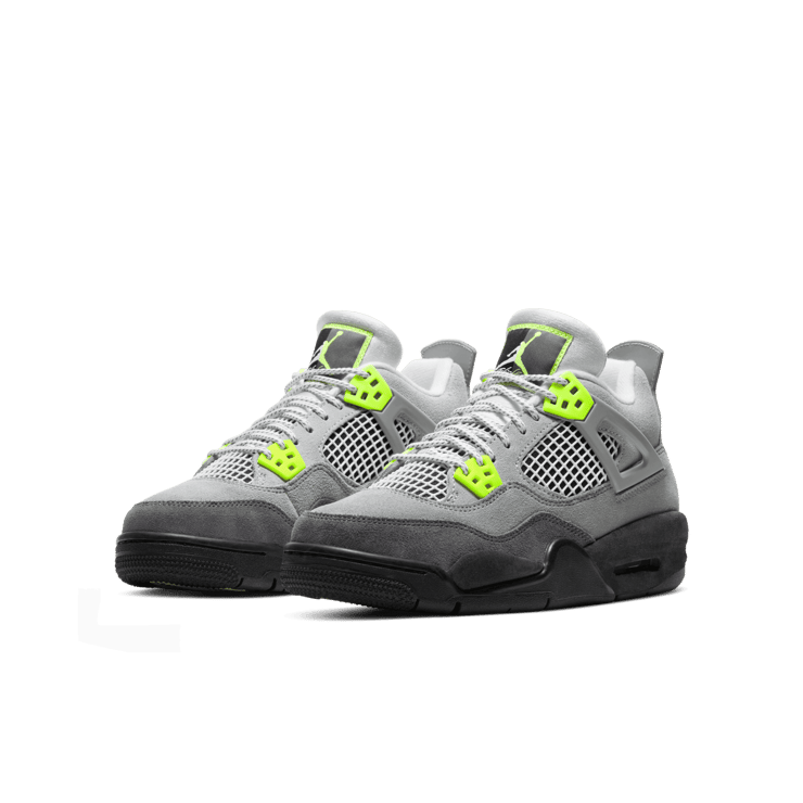 Air Jordan 4 Retro SE 95 Neon (GS) Angle 2