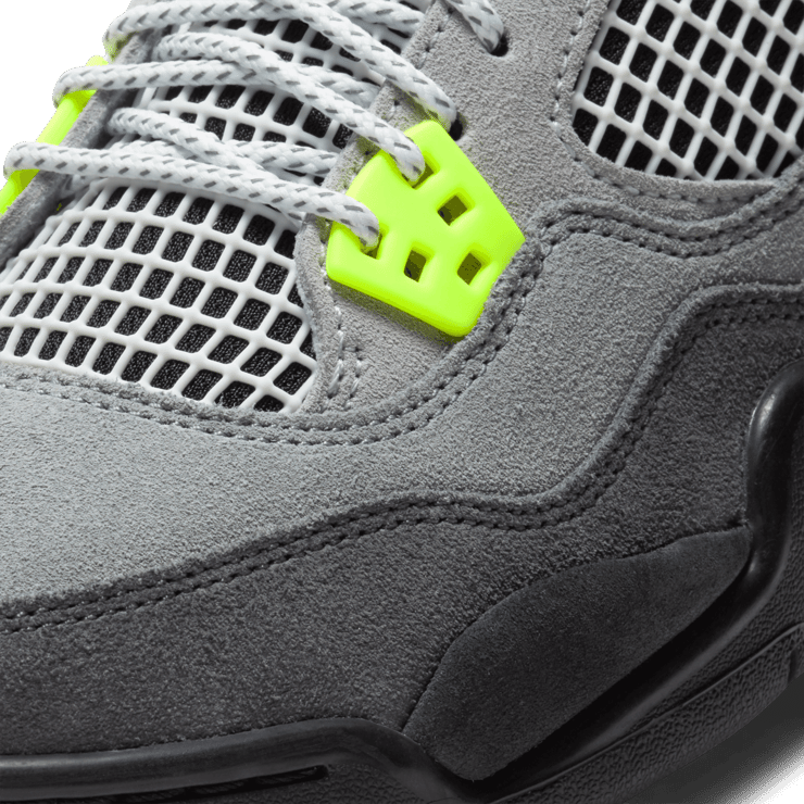 Air Jordan 4 Retro SE 95 Neon (GS) Angle 7