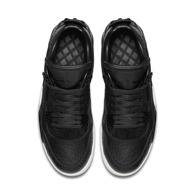 Air Jordan 4 Retro Pony Hair Black Angle 1