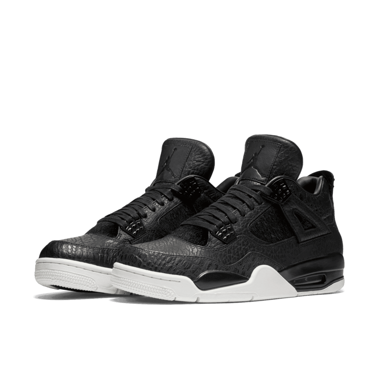 Air Jordan 4 Retro Pony Hair Black Angle 2