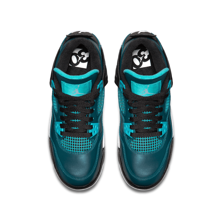 Air Jordan 4 Retro Teal (GS) Angle 1