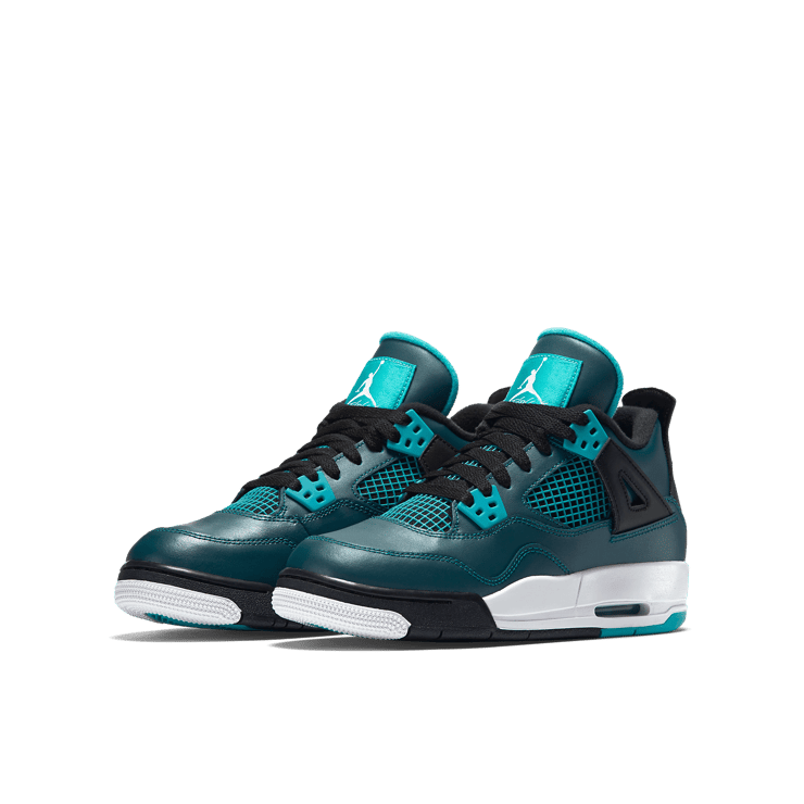 Air Jordan 4 Retro Teal (GS) Angle 2