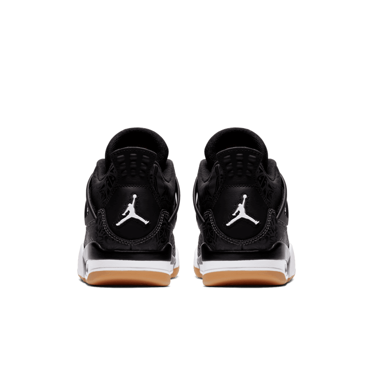 Air Jordan 4 Retro Laser Black Gum (GS) Angle 3