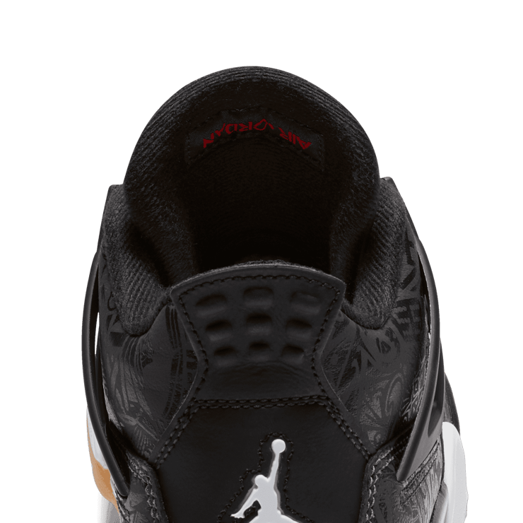 Air Jordan 4 Retro Laser Black Gum (GS) Angle 4