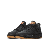 Air Jordan 4 Retro Levi's Black (GS) (Levi's Tag) Angle 2