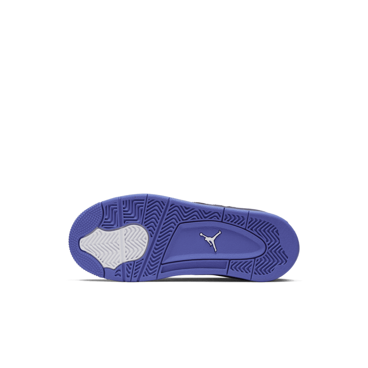 Air Jordan 4 Retro Black Rush Violet (PS) Angle 0