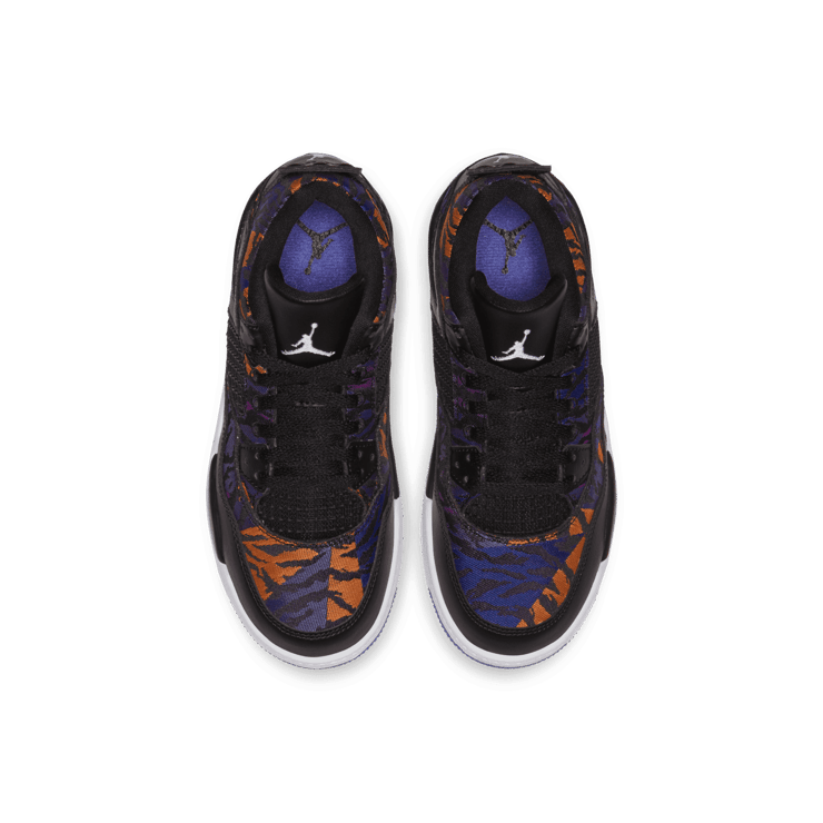 Air Jordan 4 Retro Black Rush Violet (PS) Angle 1