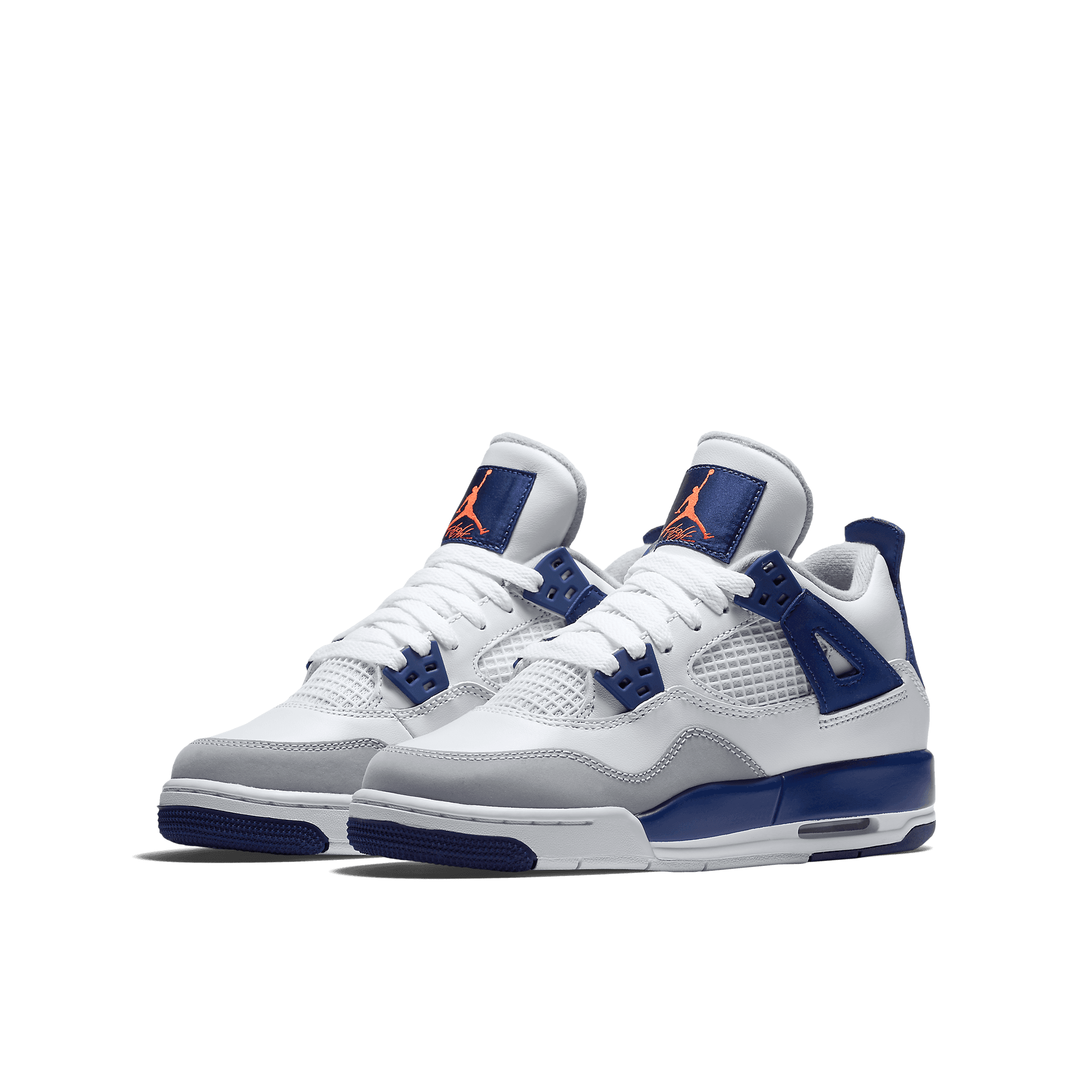 nike air jordan 4 retro royal blue white sneakers shoes