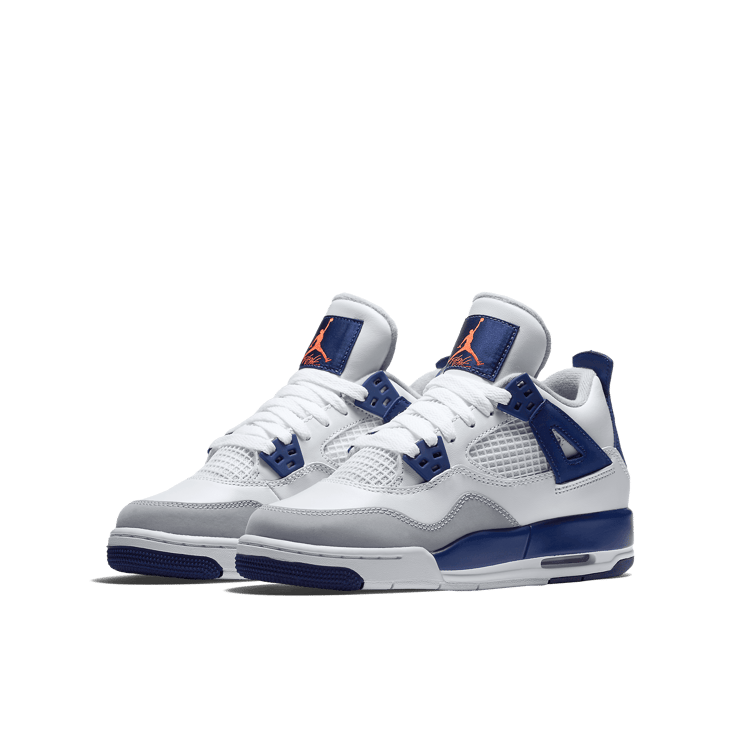 Air Jordan 4 Retro Deep Royal Blue (GS) Angle 2