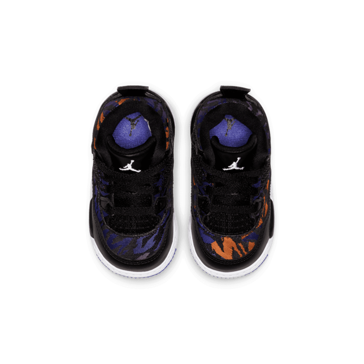Air Jordan 4 Retro Black Rush Violet (TD) Angle 1