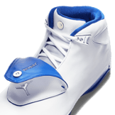 Air Jordan 18 Retro White Sport Royal Angle 4