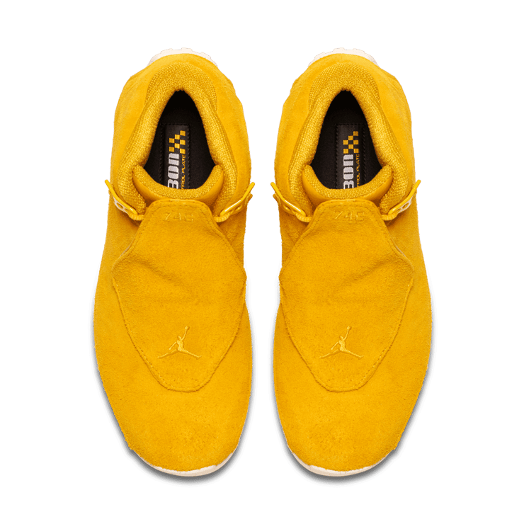 Air Jordan 18 Retro Yellow Ochre Angle 1