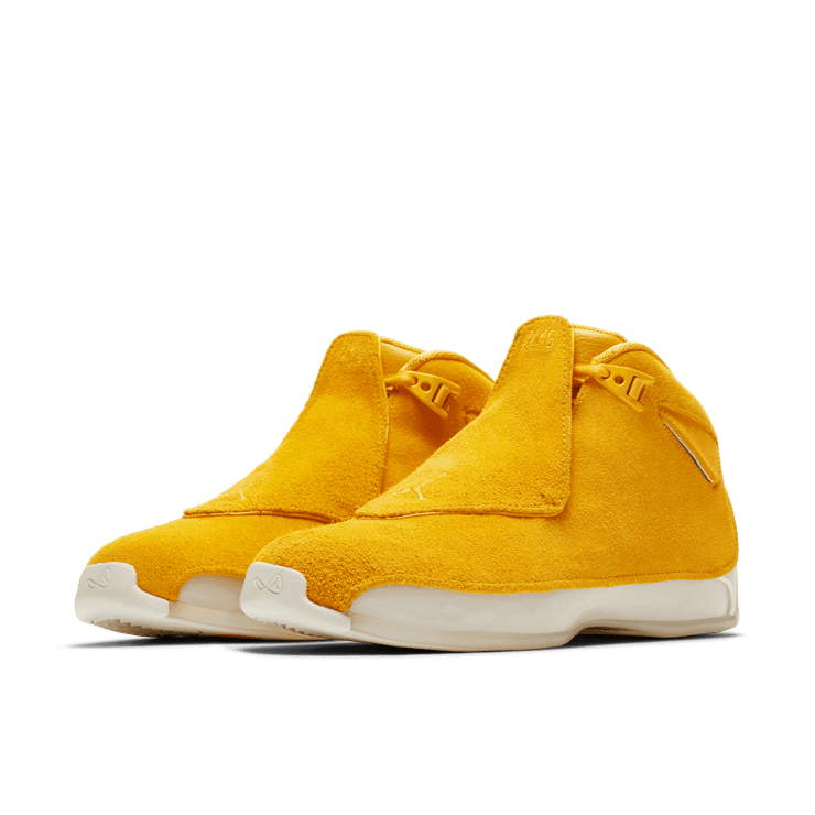 Air Jordan 18 Retro Yellow Ochre Angle 2