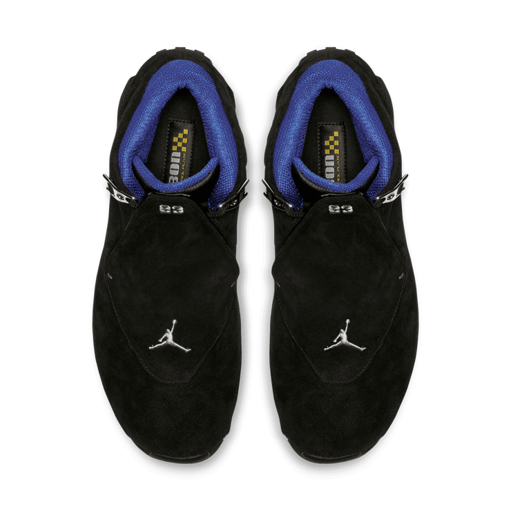 Air Jordan 18 Retro Black Sport Royal (2018) Angle 1