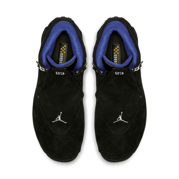 Air Jordan 18 Retro Black Sport Royal (2018) Angle 1
